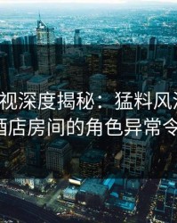 香蕉影视深度揭秘：猛料风波背后，大V在酒店房间的角色异常令人意外